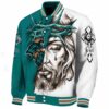 custom coastal carolina chanticleers jesus tears green white jacket best selling