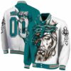custom coastal carolina chanticleers jesus tears green white jacket fashion forward