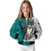 custom coastal carolina chanticleers jesus tears green white jacket top rated