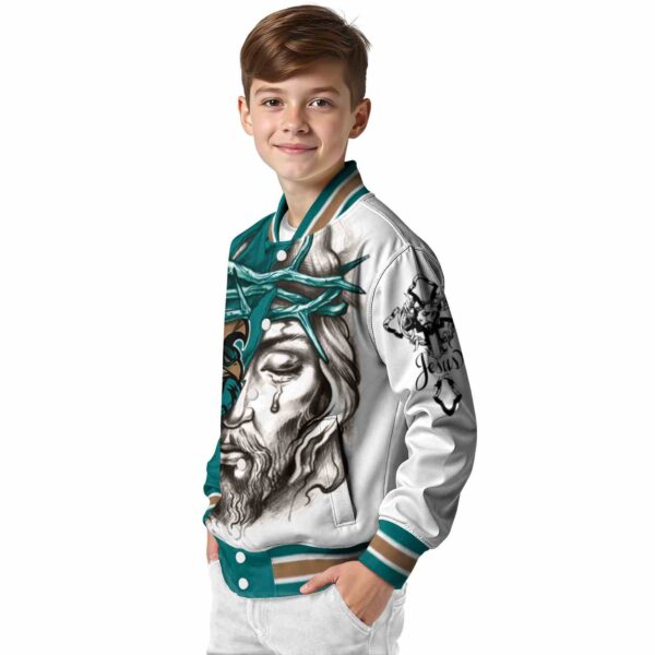 custom coastal carolina chanticleers jesus tears green white jacket trendy