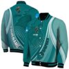 custom coastal carolina chanticleers wave patterns green jacket fashion forward
