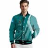 custom coastal carolina chanticleers wave patterns green jacket high quality