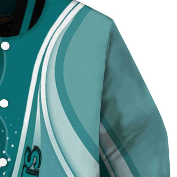 custom coastal carolina chanticleers wave patterns green jacket premium grade