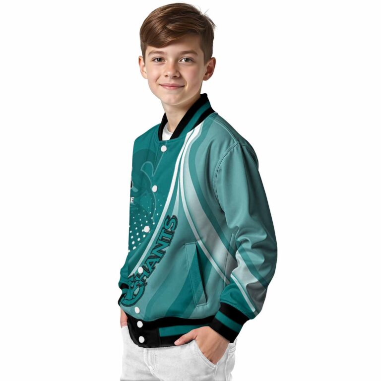 custom coastal carolina chanticleers wave patterns green jacket trendy