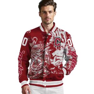 custom colgate raiders fishing art maroon jacket high quality