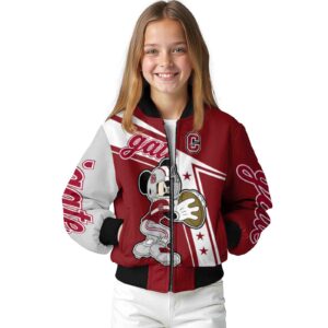custom colgate raiders mickey football maroon white jacket top rated