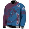 custom colorado avalanche fishing rod blue jacket best selling