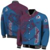 custom colorado avalanche fishing rod blue jacket fashion forward
