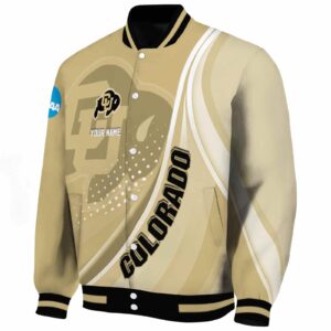 custom colorado buffaloes wave patterns gold jacket best selling