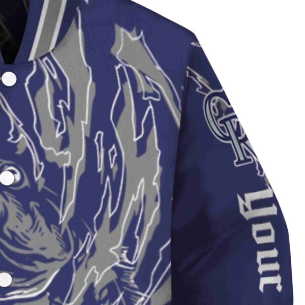 custom colorado rockies fishing passion blue white jacket premium grade