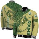 custom colorado state rams fishing rod gold jacket best selling