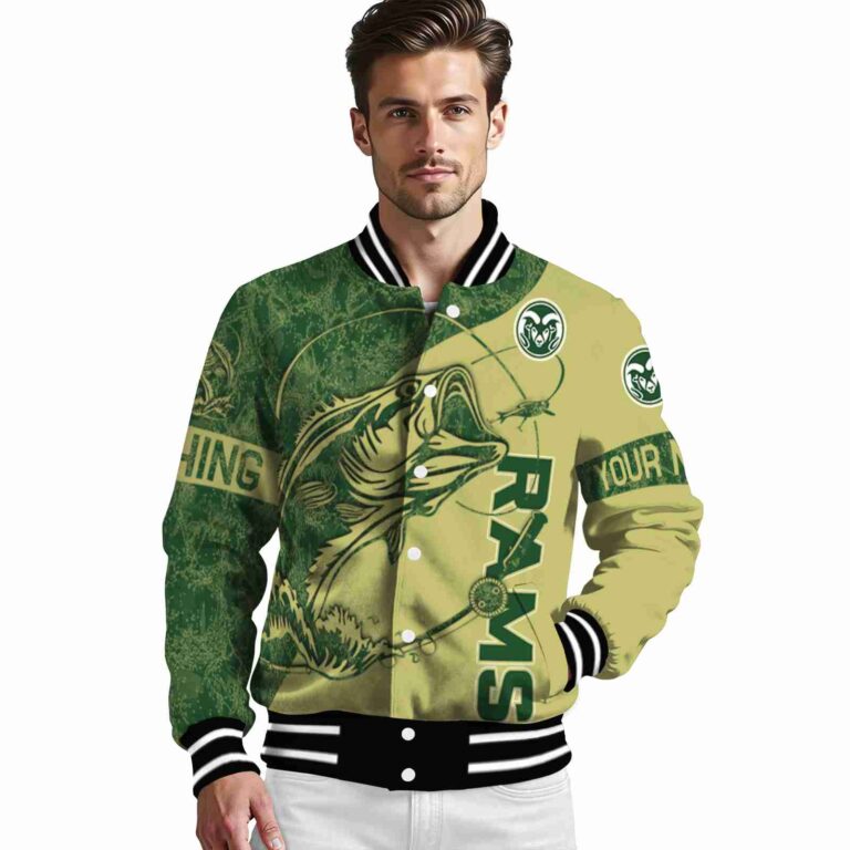 custom colorado state rams fishing rod gold jacket high quality