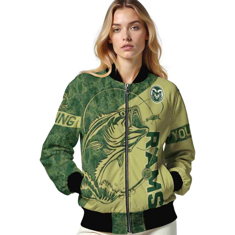custom colorado state rams fishing rod gold jacket latest model