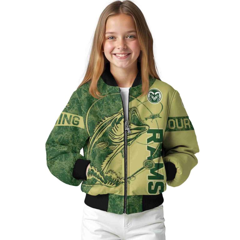 custom colorado state rams fishing rod gold jacket top rated
