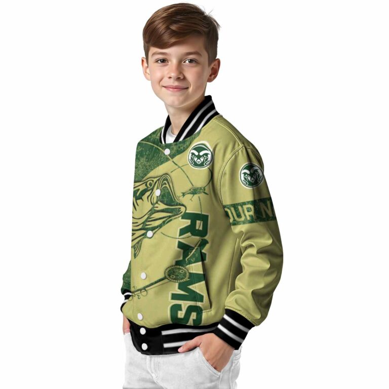 custom colorado state rams fishing rod gold jacket trendy