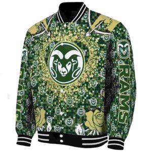 custom colorado state rams heart explosion green jacket best selling