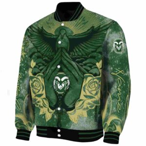 custom colorado state rams praying hands green jacket best selling