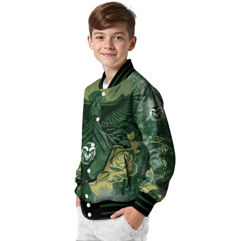 custom colorado state rams praying hands green jacket trendy
