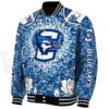 custom creighton bluejays heart explosion blue jacket best selling