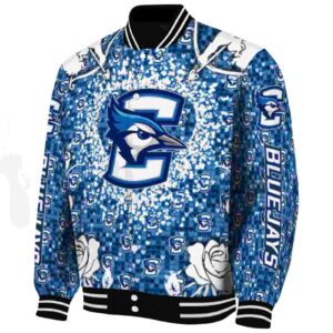 custom creighton bluejays heart explosion blue jacket best selling