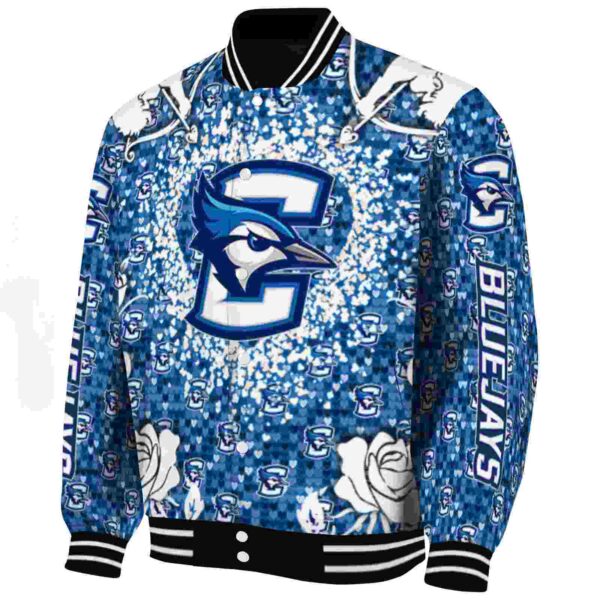 custom creighton bluejays heart explosion blue jacket best selling