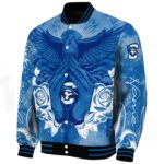 custom creighton bluejays praying hands blue jacket best selling