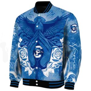 custom creighton bluejays praying hands blue jacket best selling