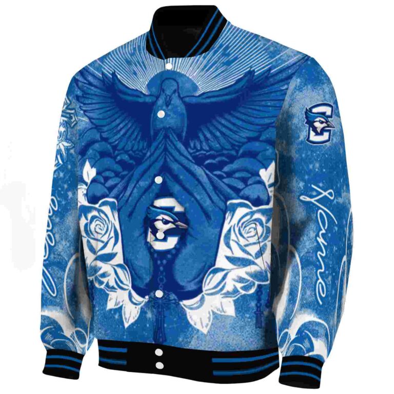 custom creighton bluejays praying hands blue jacket best selling