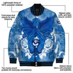 custom creighton bluejays praying hands blue jacket best selling
