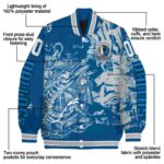 custom dallas mavericks fishing art blue jacket best selling