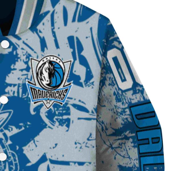 custom dallas mavericks fishing art blue jacket premium grade
