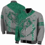 custom dallas stars fishing rod silver jacket best selling
