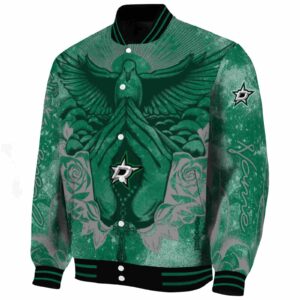 custom dallas stars praying hands green jacket best selling
