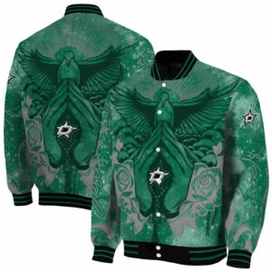 custom dallas stars praying hands green jacket fashion forward