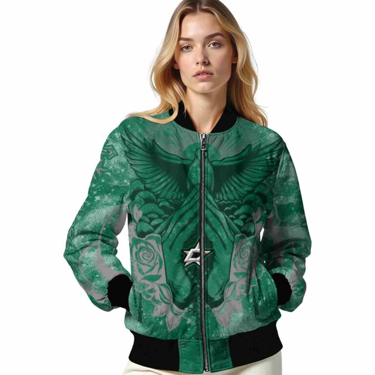 custom dallas stars praying hands green jacket latest model