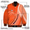 custom denver broncos wave patterns orange jacket new arrival