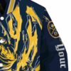 custom denver nuggets fishing passion blue white jacket premium grade