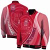 custom detroit pistons wave patterns red jacket fashion forward