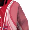 custom detroit pistons wave patterns red jacket premium grade