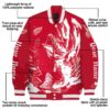 custom detroit red wings fishing passion red white jacket new arrival