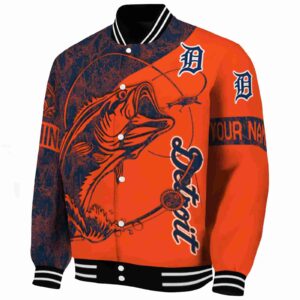 custom detroit tigers fishing rod orange jacket best selling