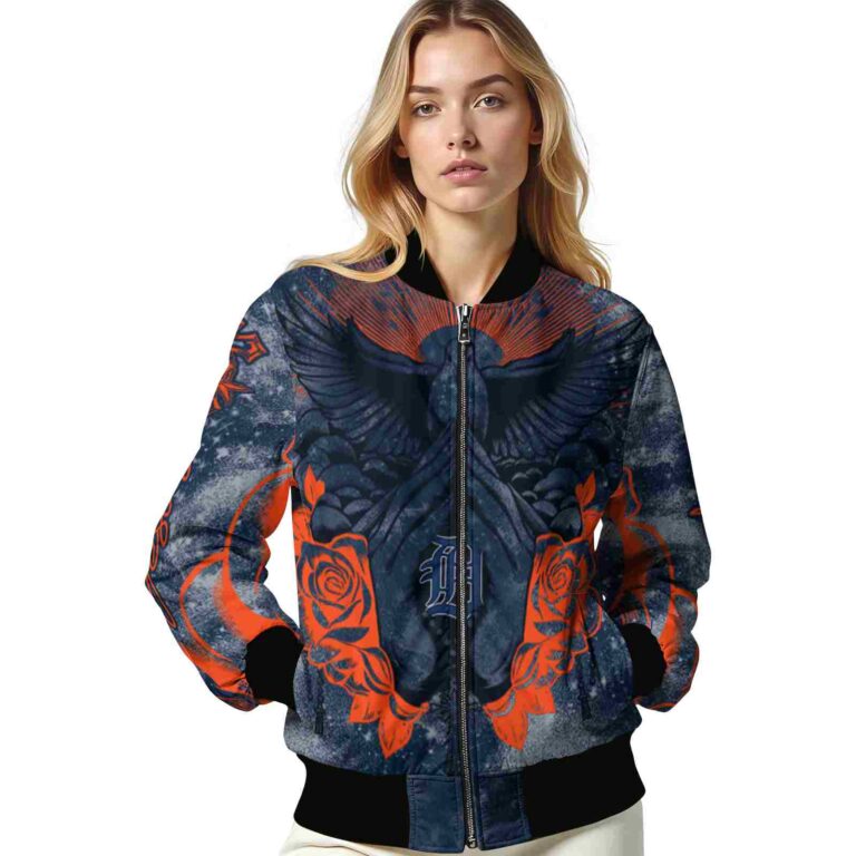 custom detroit tigers praying hands navy jacket latest model
