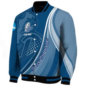 custom drake bulldogs wave patterns blue jacket best selling