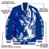 custom duke blue devils fishing passion blue white jacket new arrival