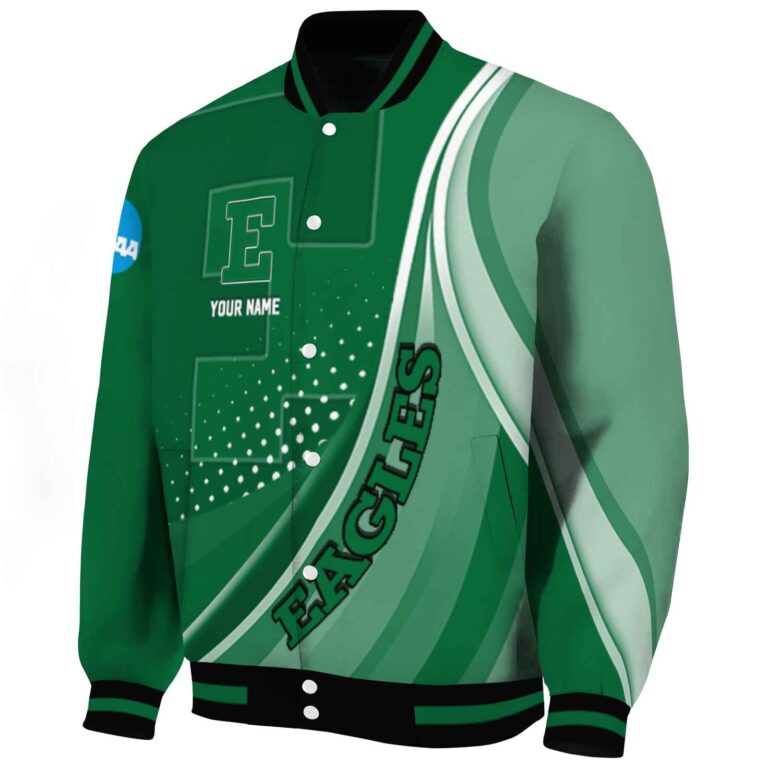 custom eastern michigan eagles wave patterns green jacket best selling