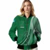 custom eastern michigan eagles wave patterns green jacket latest model