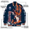 custom edmonton oilers fishing passion blue white jacket new arrival