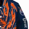 custom edmonton oilers fishing passion blue white jacket premium grade
