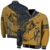 custom fiu panthers fishing rod gold jacket fashion forward