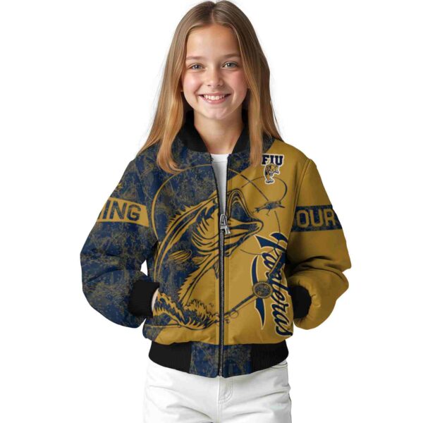 custom fiu panthers fishing rod gold jacket top rated